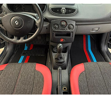 Renault Clio 4 2007 Sonrası Aracına Özel 8d Çift Katmanlı Havuzlu Paspas Takımı