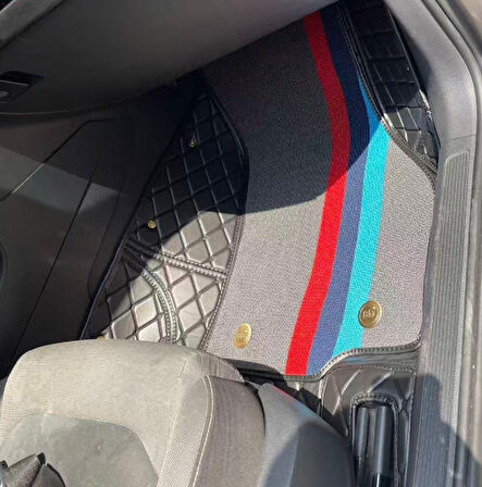 Volkswagen Golf 7 2014-2020 Arası Aracına Özel 8d Çift Katmanlı Havuzlu Paspas Takımı