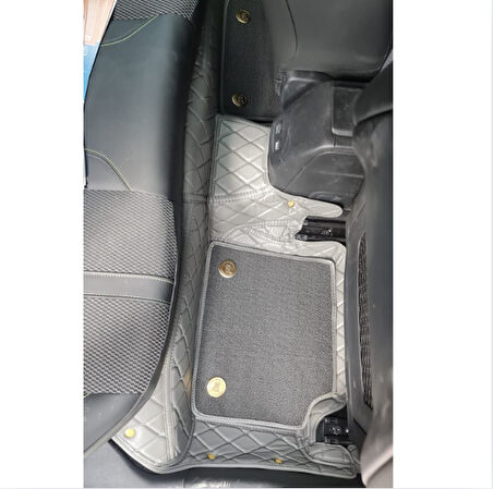 Peugeot 208 2024 Sonrası Aracına Özel 8d Çift Katmanlı Havuzlu Paspas Takımı