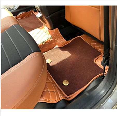 Fiat Egea Cross 2022-2025 Arası Aracına Özel 8d Çift Katmanlı Havuzlu Paspas Takımı