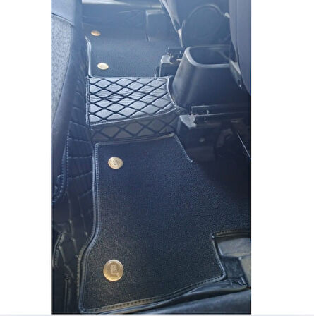 Fiat Doblo 2005-2010 Arası Aracına Özel 8d Çift Katmanlı Havuzlu Paspas Takımı