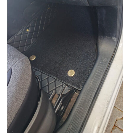 Fiat Doblo 2005-2010 Arası Aracına Özel 8d Çift Katmanlı Havuzlu Paspas Takımı