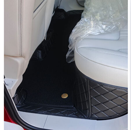 TOGG T10X Aracına Özel 8d Çift Katmanlı Havuzlu Paspas Takımı