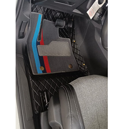 Peugeot 2008 2023 Sonrası (Dizel) Aracına özel 8d Çift Katmanlı Havuzlu Paspas Takımı