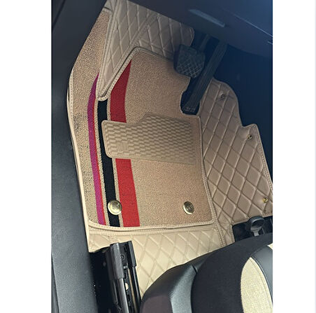 Volkswagen Caddy 2010-2020 Arası Aracına Özel 8d Çift Katmanlı Havuzlu Paspas Takımı