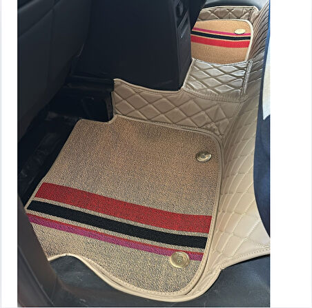 Volkswagen Caddy 2010-2020 Arası Aracına Özel 8d Çift Katmanlı Havuzlu Paspas Takımı