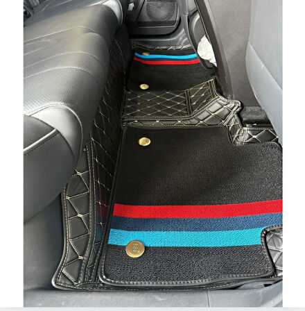 Jaecoo7 Aracına Özel 8D Çift Katmanlı Havuzlu Paspas Takımı  (Siyah)