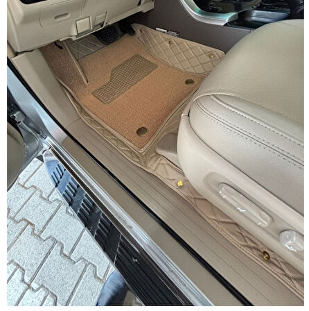Toyota Land Crusier Prado 2004-2008 Arası Aracına Özel 8d Çift Katmanlı Havuzlu Paspas Takımı (5 Kişilik)