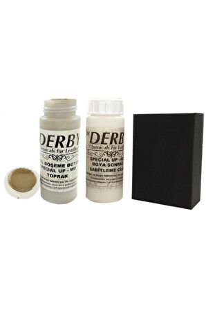 Deri Boyama Ve Bakım Seti 100 ml 2'li Set-toprak