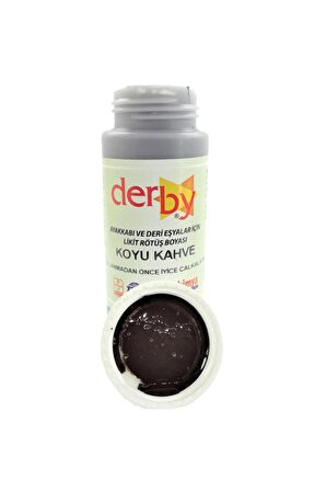Deri Eşya Ve Ayakkabı Likit Bakım Ve Rötuş Boyası 100 Ml- Koyu Kahve
