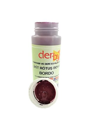 Ayakkabı Ve Deri Eşya Likit Rötuş Boyası - Bordo