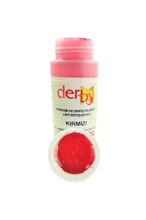 Deri Eşya Ve Ayakkabı Likit Bakım Ve Rötuş Boyası 100 ml - Kırmızı