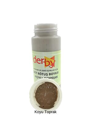Ayakkabı Ve Deri Eşya Likit Rötuş Boyası - Koyu Toprak