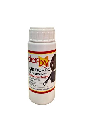 Special Deri Mont Ceket Çanta Kemer Direksiyon Boyası Açık Bordo 100 ml