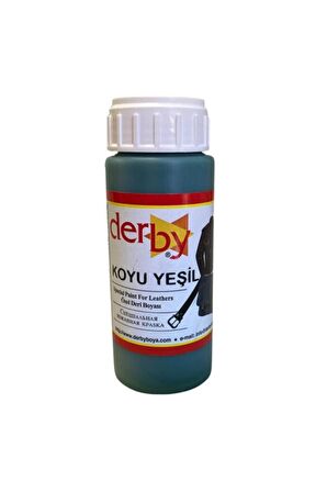 Special Deri Mont Ceket Çanta Kemer Direksiyon Boyası Koyu Yeşil 100 ml