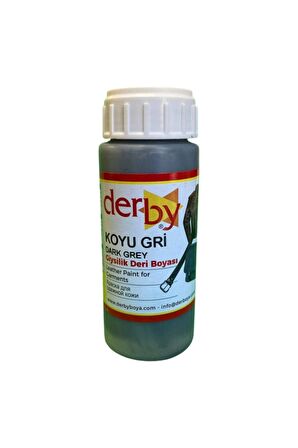 Special Deri Mont Ceket Çanta Kemer Direksiyon Boyası Koyu Gri 100 ml