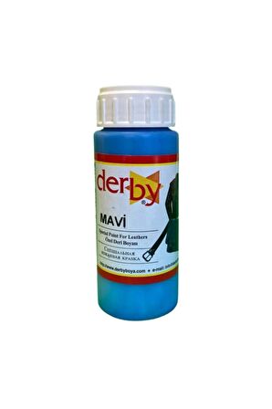 Special Deri Mont Ceket Çanta Kemer Direksiyon Boyası Mavi 100 ml