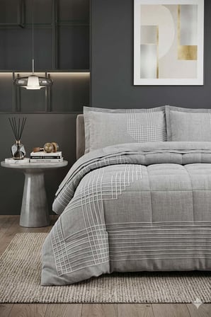 Özdilek Unique Uyku Seti Çift Kişilik - GRİ