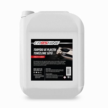 Carshine Torpido & Temizleme Sütü 10L