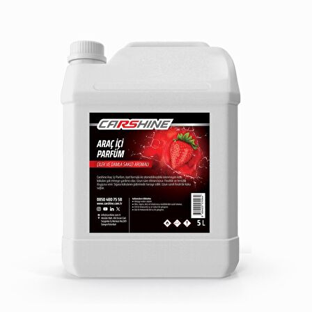 Carshine Çilek ve Damla Sakızlı Oto Kokusu 5L