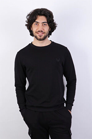 Rich Erkek Logo Nakışlı Sweatshirt