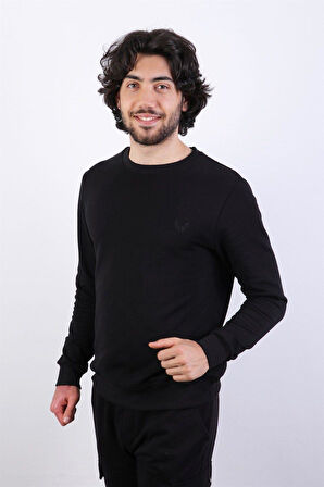 Rich Erkek Logo Nakışlı Sweatshirt