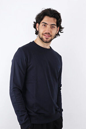 Lacivert Erkek Sweatshirt
