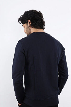 Lacivert Erkek Sweatshirt