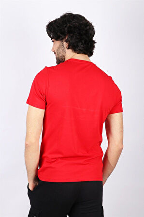 Rich Erkek Logo Baskılı T-shirt %100 Pamuk Tişört