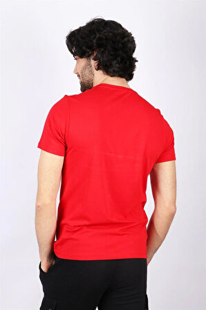 Rich Erkek Logo Baskılı T-shirt %100 Pamuk Tişört