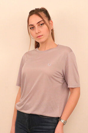 Rich Kadın O Yaka T-shirt Tişört