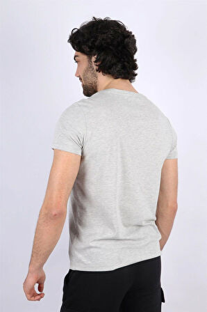 Erkek Nakış Baskılı T-shirt