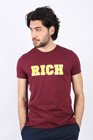 Erkek Nakış Baskılı T-shirt