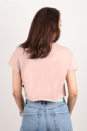 Kadın Kısa Kollu Crop Bluz