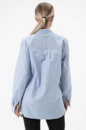 Kadın Desenli Düz Renkli Gömlek