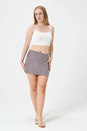 Kadın Kısa Crop Askılı Krop