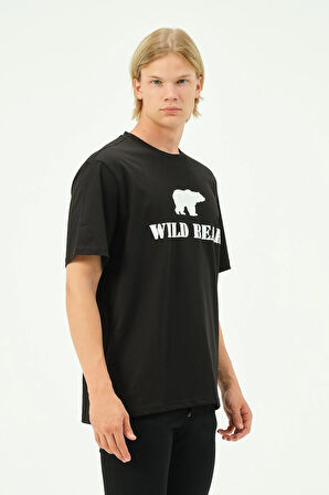 Erkek T-shirt Ayı Baskılı Bear Tişört