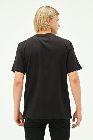 Erkek Nakış Baskılı Spor Oversize Tişört Tshirt.