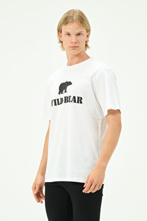 Erkek T-shirt Ayı Baskılı Bear Tişört