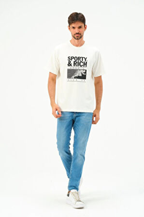 Erkek Oversize Pamuk Tişört T-shirt