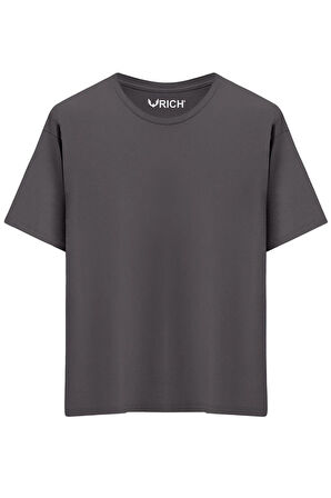 Erkek 4 Lü Paket %100 Pamuk Oversize Tişört Basic Bisiklet Yaka Kısa Kollu T-Shirt