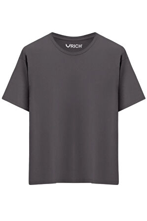 Erkek 4 Lü Paket %100 Pamuk Oversize Tişört Basic Bisiklet Yaka Kısa Kollu T-Shirt