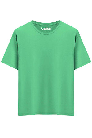 Erkek 3 Lü Paket %100 Pamuk Oversize Tişört Basic Bisiklet Yaka Kısa Kollu T-Shirt