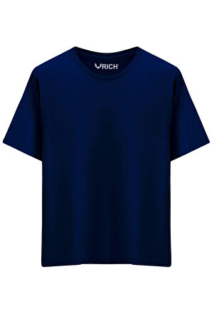 Erkek 3 Lü Paket %100 Pamuk Oversize Tişört Basic Bisiklet Yaka Kısa Kollu T-Shirt