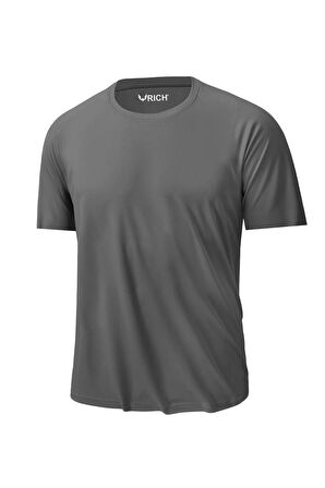 Erkek 4'Lü Paket %100 Pamuk Slim Fit Sporcu Tişört Basic Bisiklet Yaka Kısa Kollu T-Shirt