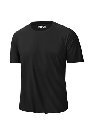 Erkek %100 Pamuk Slim Fit Sporcu Tişört Basic Bisiklet Yaka Kısa Kollu T-Shirt