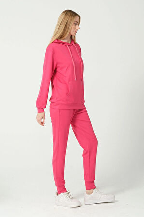 Kadın Yumuşak Kumaş Eşofman Takımı Eşofman Altı ve Sweatshirt