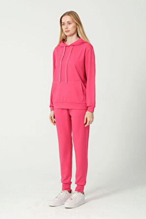 Kadın Yumuşak Kumaş Eşofman Takımı Eşofman Altı ve Sweatshirt
