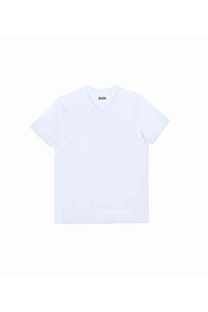 Erkek 4'lü Paket Kısa Kollu V Yaka T-Shirt