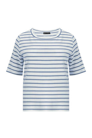 Kadın 3'lü Paket Bisiklet Yaka Kısa Kollu T-Shirt